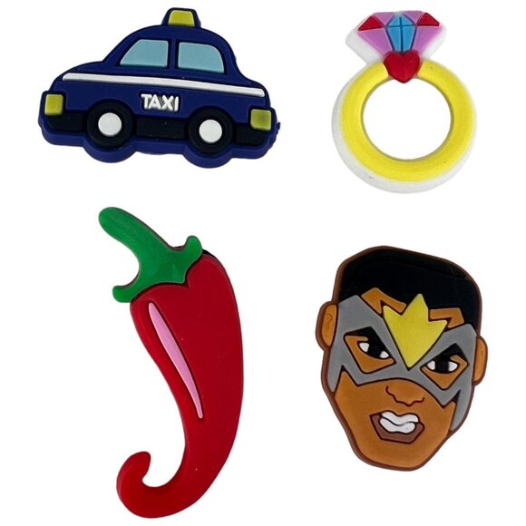 24 Crocs Jibbitz Charms Miscellaneous Variety Boys Girls Adults Lot Shoes - Picture 12 of 13